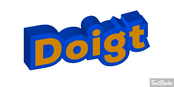 Doigt Effet de texte