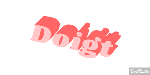 Doigt Effet de texte