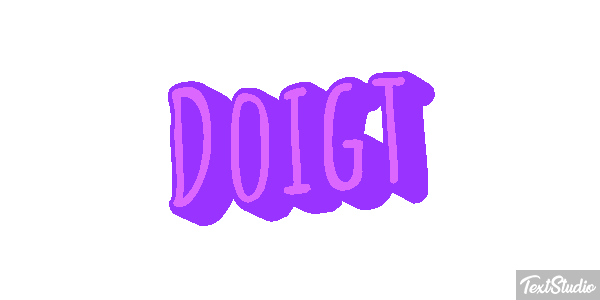 Doigt Effet de texte