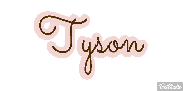 Tyson Effet de texte