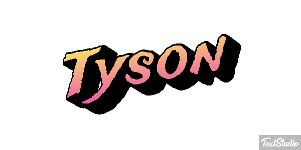 Tyson Effet de texte