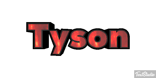 Tyson Effet de texte