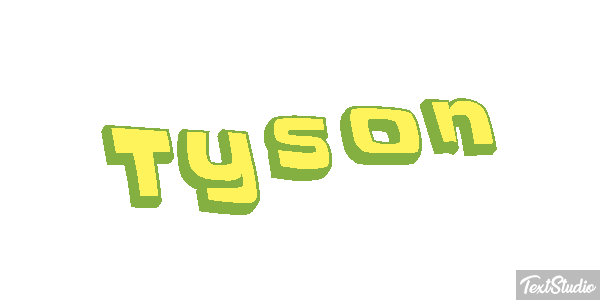 Tyson Effet de texte
