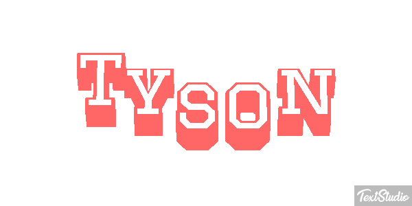 Tyson Effet de texte
