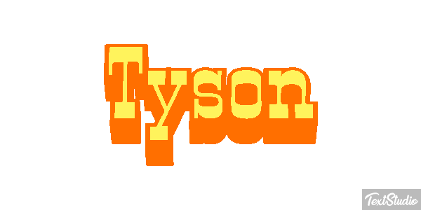 Tyson Effet de texte
