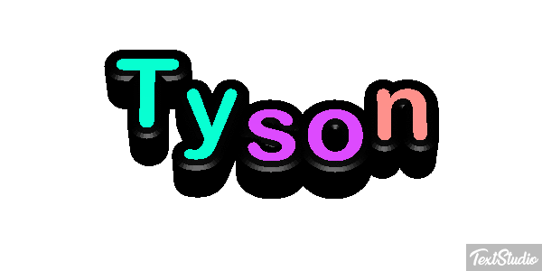 Tyson Effet de texte