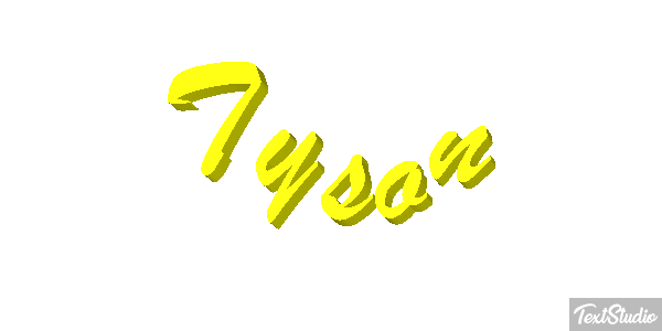Tyson Effet de texte