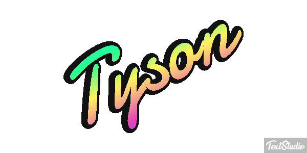 Tyson Effet de texte