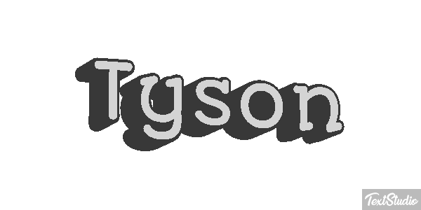 Tyson Effet de texte