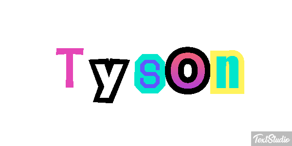 Tyson Effet de texte