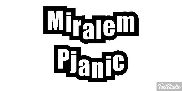 Miralem Pjanic Text effect