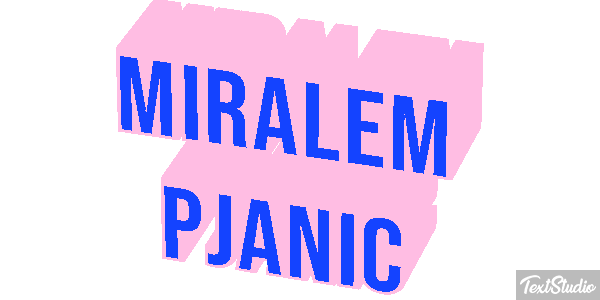 Miralem Pjanic Text effect