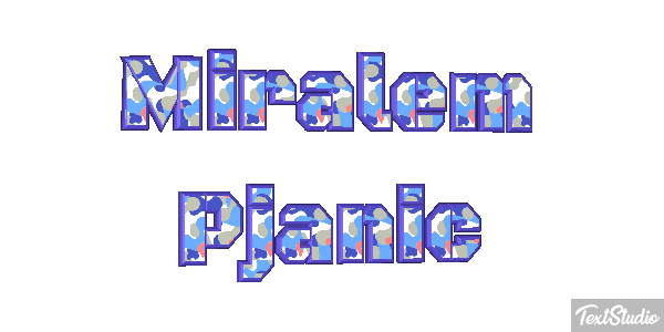 Miralem Pjanic Text effect