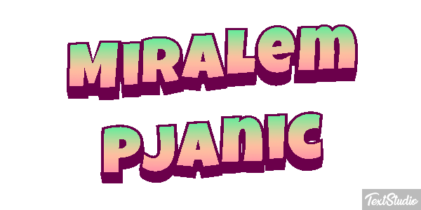 Miralem Pjanic Text effect