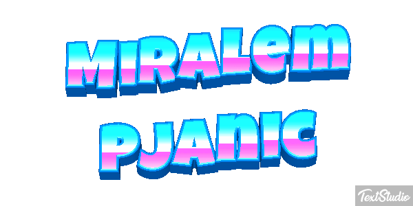 Miralem Pjanic Text effect