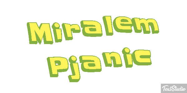Miralem Pjanic Text effect