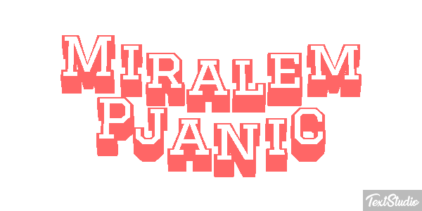 Miralem Pjanic Text effect