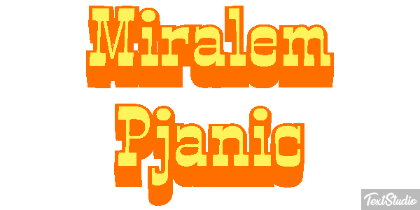 Miralem Pjanic Text effect