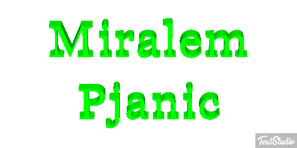 Miralem Pjanic Text effect