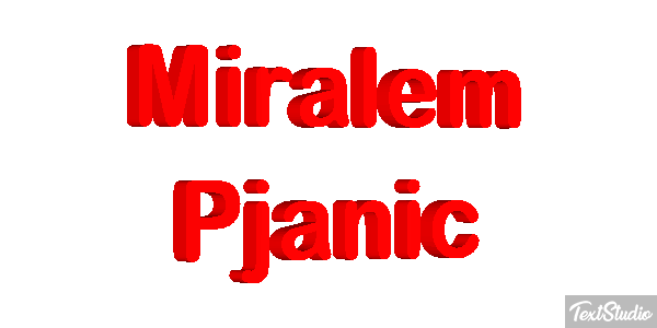 Miralem Pjanic Text effect