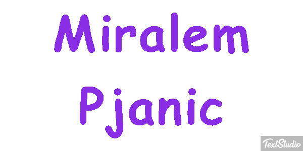 Miralem Pjanic Text effect