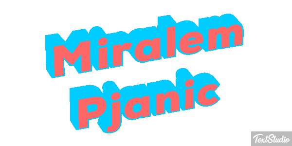 Miralem Pjanic Text effect