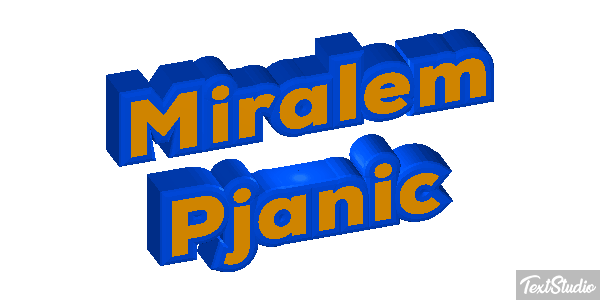 Miralem Pjanic Text effect