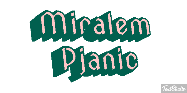 Miralem Pjanic Text effect