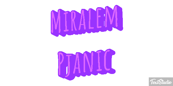 Miralem Pjanic Text effect