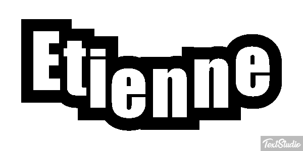 Étienne Text effect