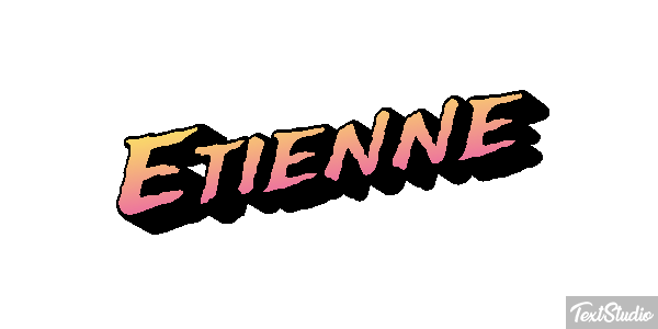 Étienne Text effect