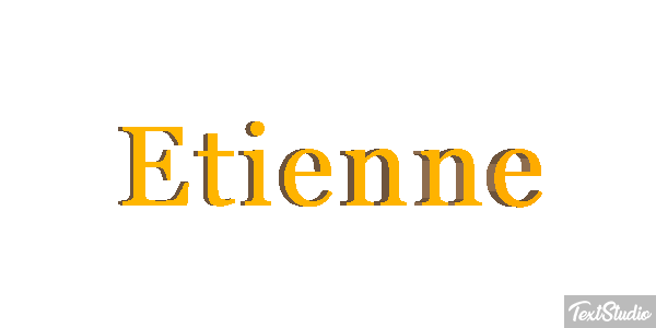 Étienne Text effect