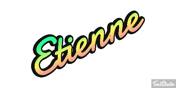 Étienne Text effect
