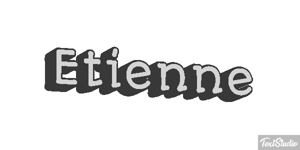 Étienne Text effect