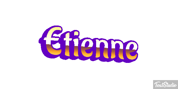Étienne Text effect