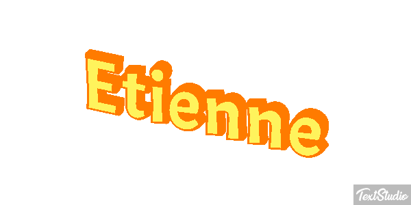 Étienne Text effect