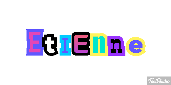 Étienne Text effect