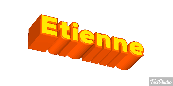 Étienne Text effect