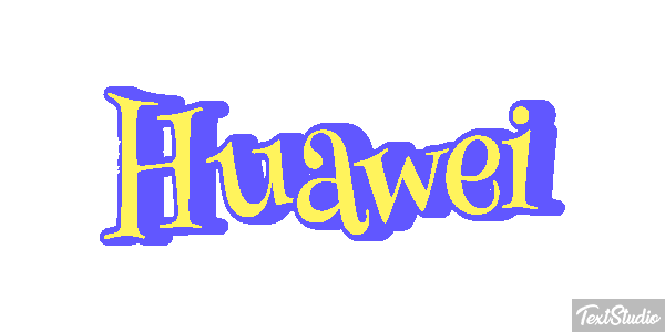 Huawei Effet de texte
