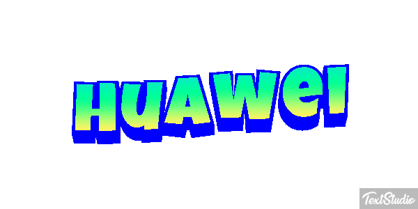 Huawei Effet de texte