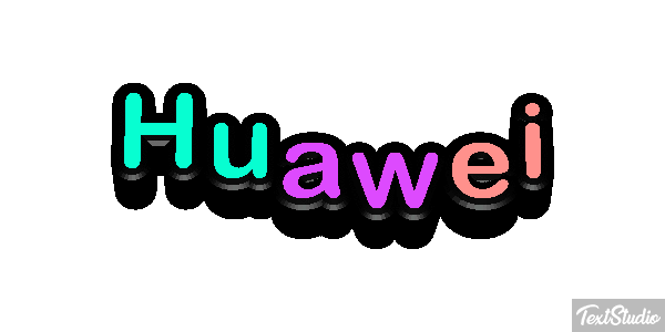 Huawei Effet de texte