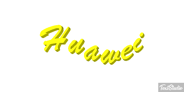 Huawei Effet de texte