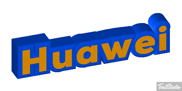 Huawei Effet de texte