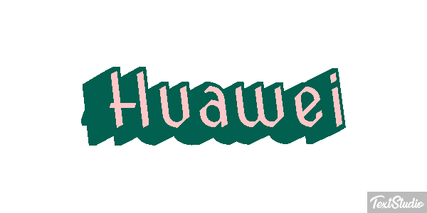 Huawei Effet de texte