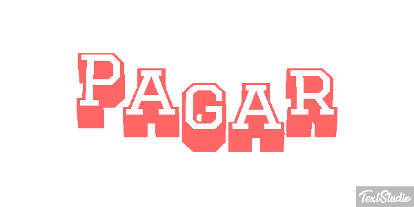 Pagar Efeito do texto
