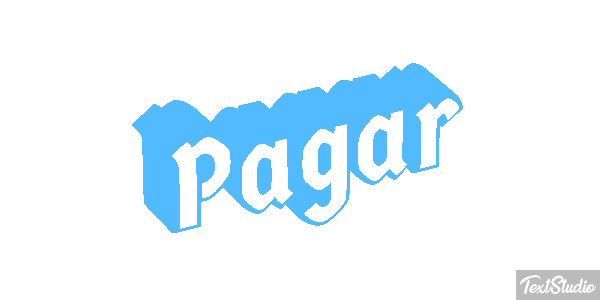 Pagar Efeito do texto