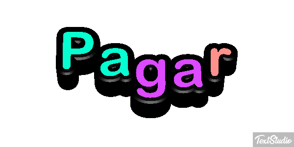 Pagar Efeito do texto