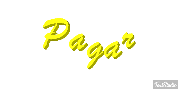 Pagar Efeito do texto