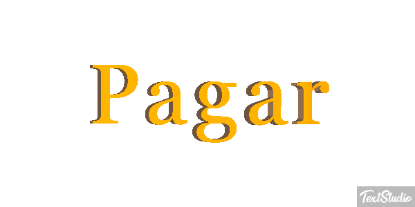 Pagar Efeito do texto