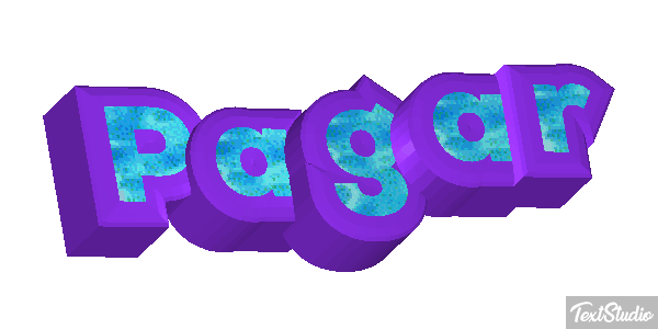 Pagar Efeito do texto